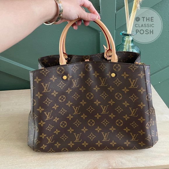 EUC Louis Vuitton Montaigne GM Monogram Leather Bag GI1139 - Picture 3 of 14